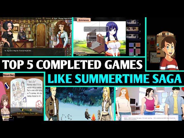 Top 5 Completed Games like Summertime saga | Ezarca Gaming | Part-3