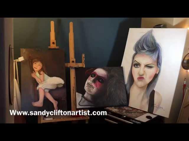 Commission a painting by Sandy Clifton portraits and wildlife