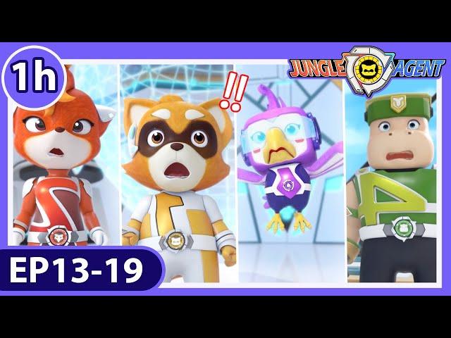 Jungle Agent English EP13-19 | 1 Hour Compilation | Power Heroes | Robot | Superhero |Kids Cartoon