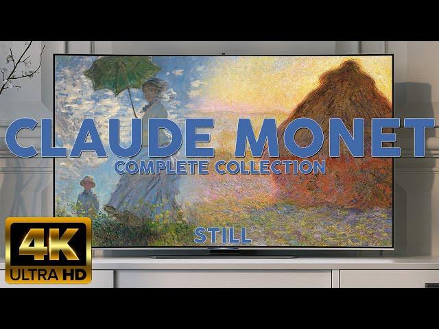 CLAUDE MONET | Vintage Art TV | Relaxing Art Screensaver | Oil Paintings Slideshow | (4K STILL)