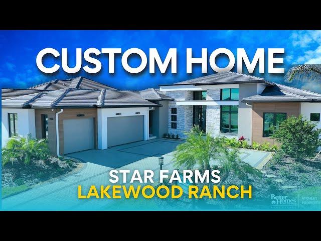 Tour a GORGEOUS Custom Home in Lakewood Ranch Florida!