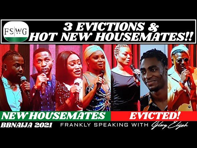 BBNAIJA 2021: 2ND LIVE EVICTION SHOW  | 3 EVICTIONS, 4 NEW SHINE YA EYE HOUSEMATES | GLORY ELIJAH