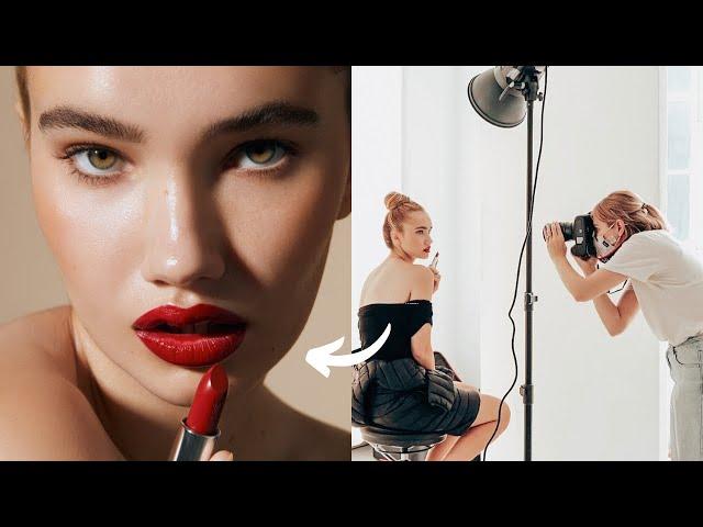 Behind the Scenes [Commercial Beauty Test Photo Shoot] - BTS Studio Beauty Photography