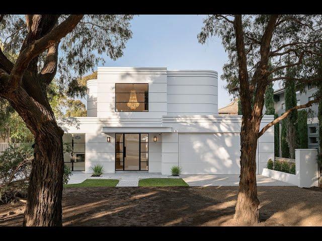 AWARD WINNER 2023 - Custom Built Home | Open Homes Australia | Black Rock Art Deco Home