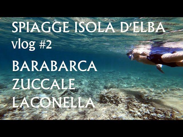 Spiagge isola d'Elba - vlog #2 - Barabarca, Zuccale, Laconella. - Il sud. Snorkeling