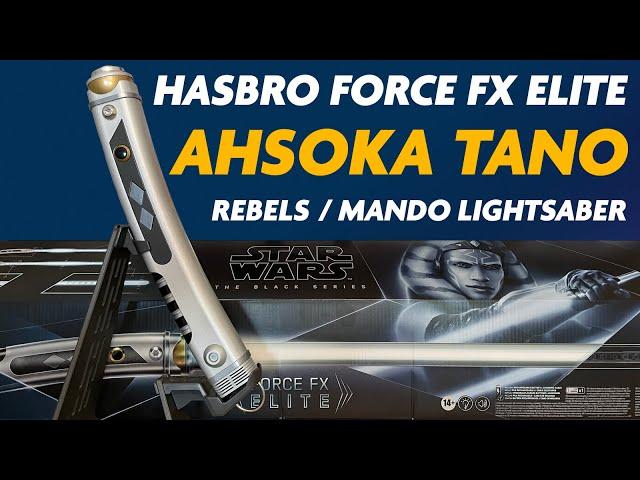 NEW Hasbro Black Series Force FX Elite Ahsoka Tano Rebels / Mandalorian Lightsaber Review