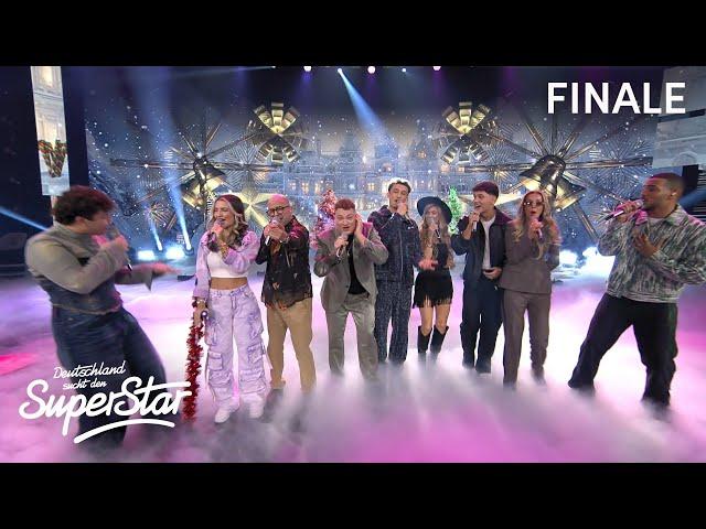 XMAS-Medley der Top9 beim Finale | Finale | DSDS 2024