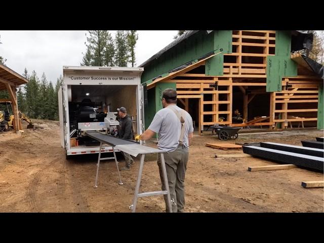 Standing Seam METAL Is DELIVERED For Our ROOF And PREPPING The Roof Before It RAINS Again