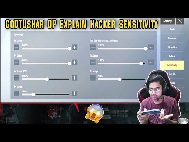 GoDTushar OP Explain Hacker Like Sensitivity  || Best Sensitivity Pubg Mobile Lite || GoDPraveen YT