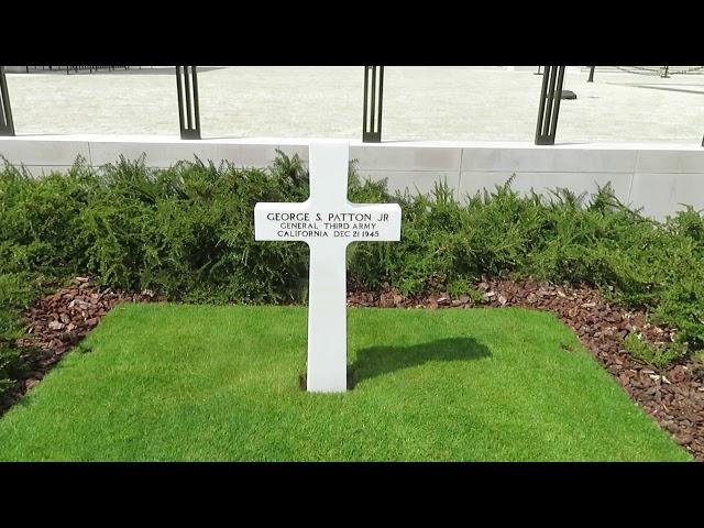 Visit grave George S. Patton Jr - American cemetey and memorial, Hamm, Luxembourg, 13th of July 2020