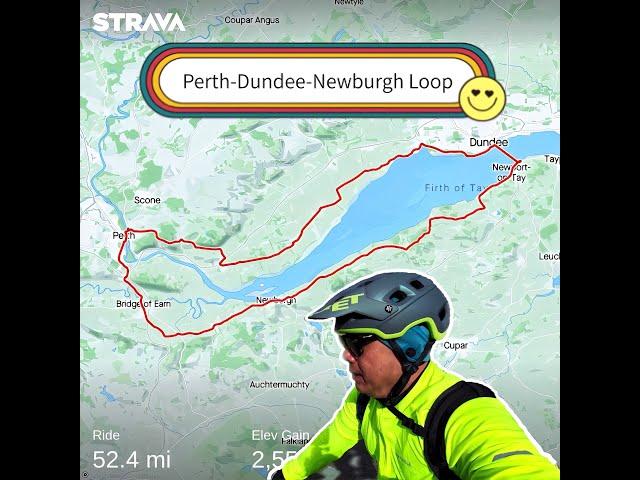 Scenic route from Perth-Dundee-Newburgh Loop