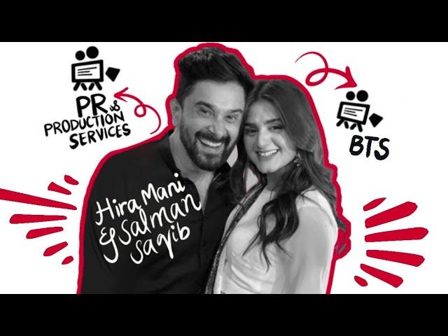 BTS Extravaganza: Hira Mani and Salman Saqib's RMSCO Visit | Media Sniffers' Artistry in Action!