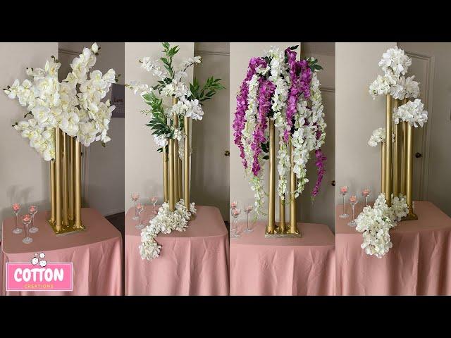 MUST WATCH!!! Under $20 PVC Pipe Centerpiece! | 1 Centerpiece 7 ways