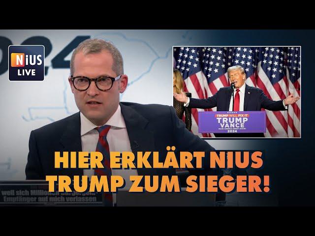 Donald Trump ist der 47. Präsident der Vereinigten Staaten | NIUS Live vom 06. November 2024