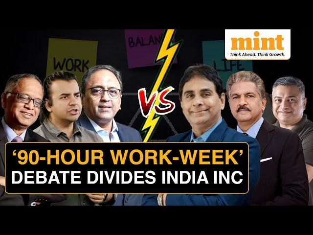 Vijay Kedia, Deepak Shenoy, Anand Mahindra On '90-Hour Work Week' Debate | Corporate India DIVIDED