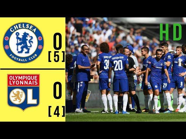 Chelsea Vs Lyon Full Highlights and Goals 2018 [Pen 5-4]