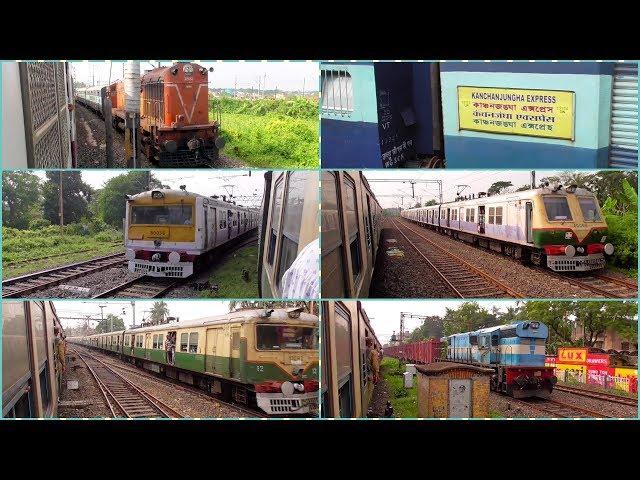 EMU Journey from Bansberia to Seoraphuli crossing Express, EMU, MEMU, Freight of EASTERN RAILWAY