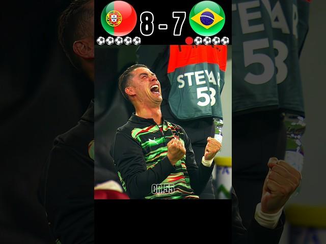 Portugal vs Brazil Imaginary penalty 2026||Ronaldo emotional  #shorts #cr7 #neymar