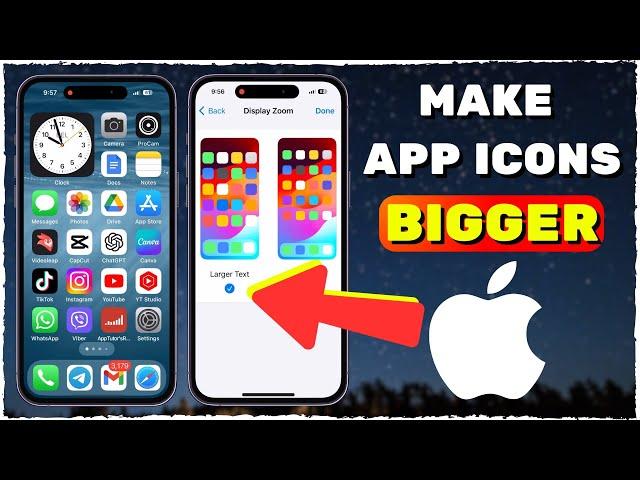 How To Make iPhone App Icons Smaller / Bigger