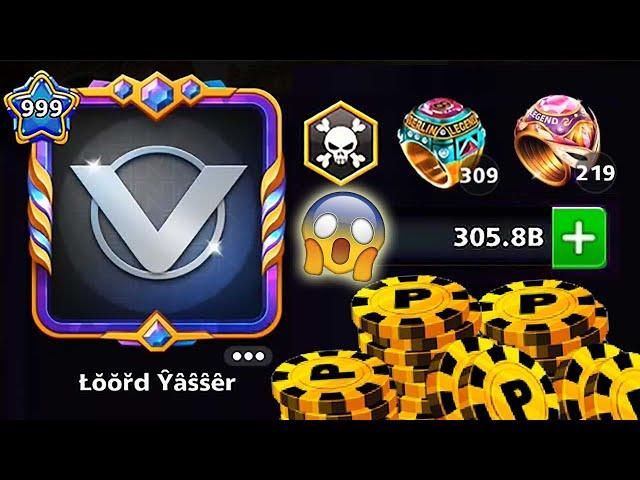 Level 999 Coins 305 Billion  309 Berlin Ring 219 Venice 8 ball pool