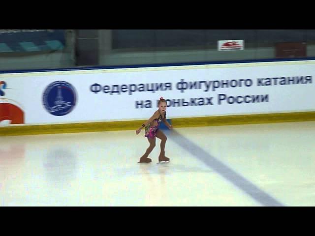 Виктория Васильева, ПП, Хрустальный конёк 2014 (мл. группа)