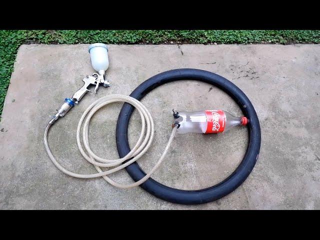 How to Make a Compressor from Motorcycle Tires and Bottles
