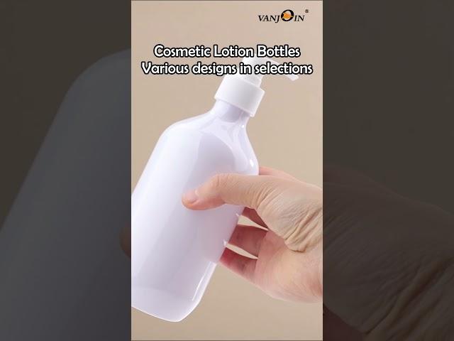 Round Plastic Lotion Pump Bottle Vanjoin Packaging