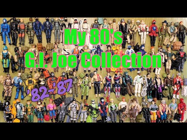 My Vintage 80's G.I. Joe Action Figures Collection