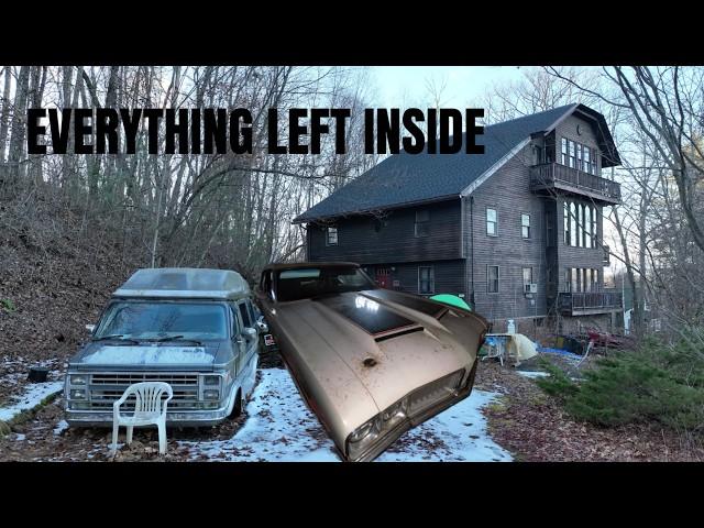 Beautiful ABANDONED Mansion With EVERYTHING Left Behind | Luxury Cars Inside