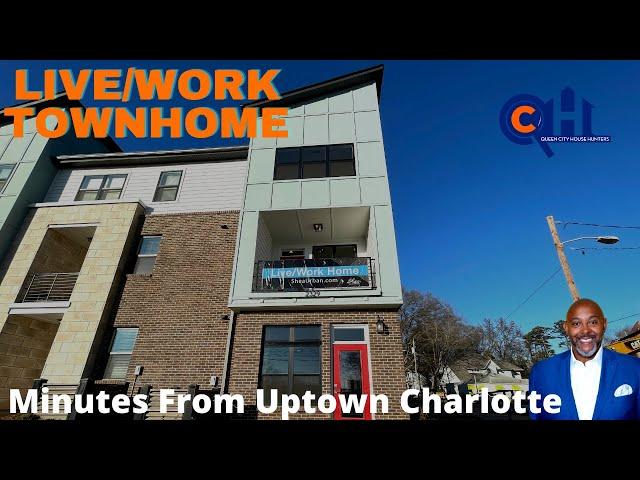 #Charlotte NC || Empty Live/Work Townhouse by Builder #Shea Homes