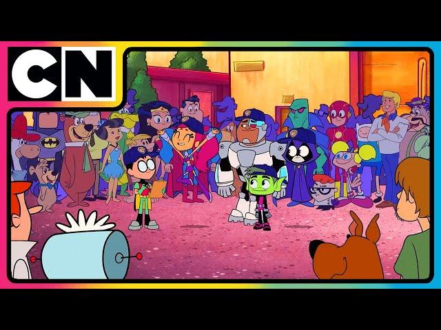 A Warner Bros Party Bash Like No Other! 🪩| Teen Titans Go | #compilation | #cartoon | @cnindia