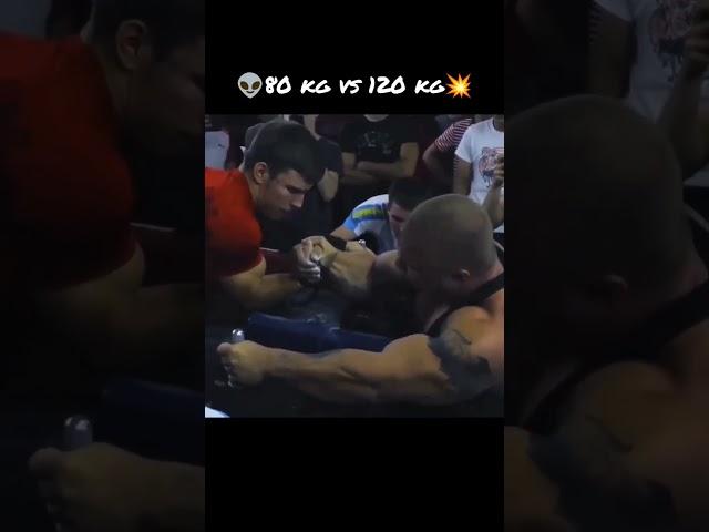 80 kg vs 120 kg || arm wrestling match ||#armwrestling #trending #practice