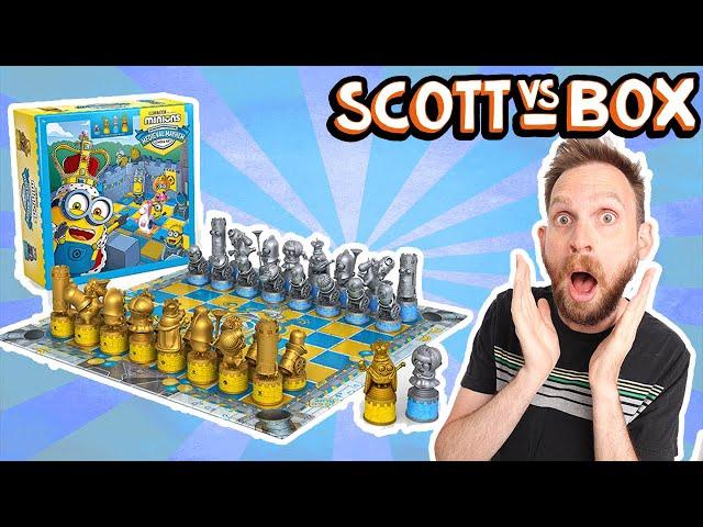 Minions Medieval Mayhem Chess Set Unboxing