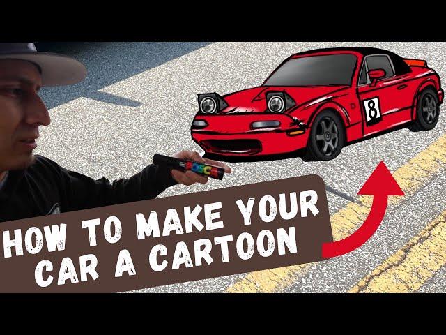 How to Cartoon paint job your car