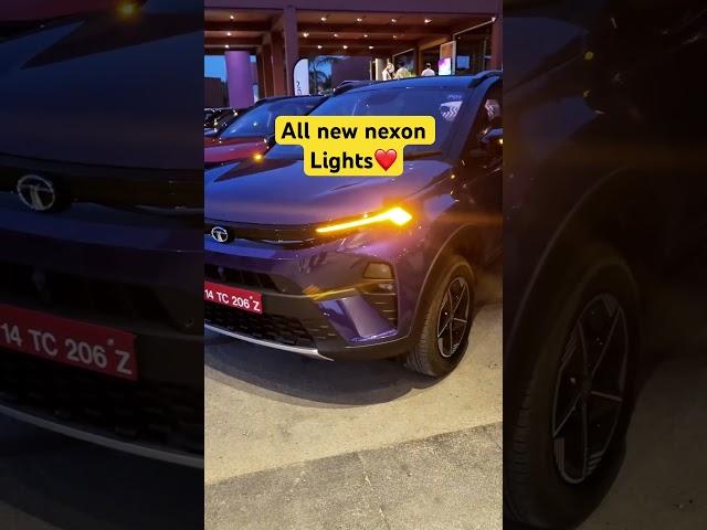 Tata Nexon 2023 Lights ️ #nexon2023 #tatanexon2023 #shortsyoutube