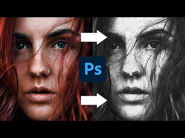 Turn A Photo Into A Sketch - Photoshop Tutorial
