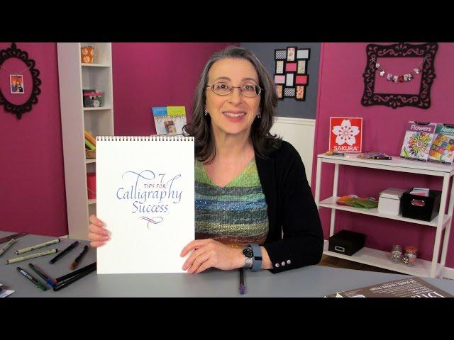 Calligraphy Tips Using Pigma Calligrapher Pens