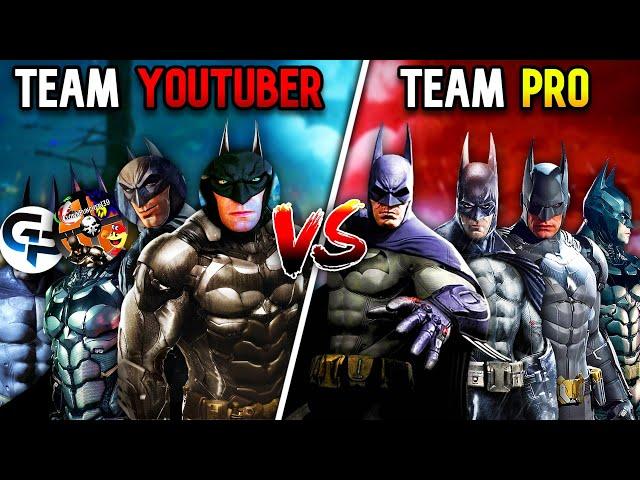 Batman Arkham YouTubers VS Arkham Pros