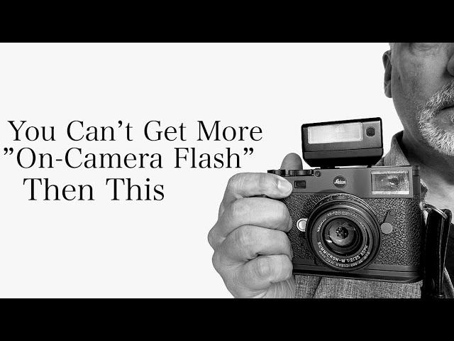 This is some serious “on-camera” flash! What a gem!