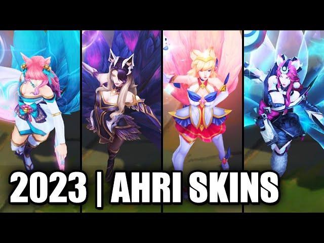 ALL AHRI SKINS SPOTLIGHT 2023 | League of Legends