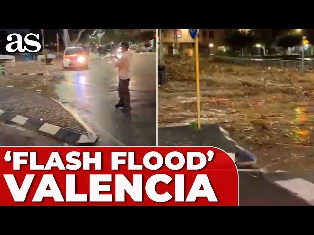 La INUNDACIÓN RELÁMPAGO o 'FLASH FLOOD' que empezó el DESASTRE de la DANA en VALENCIA