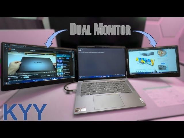 So Much Screen.... KYY Dual Monitor Testing and Review