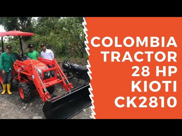 Especificaciones TRACTOR AGRICOLA KIOTI CK2810 - Colombia 2020