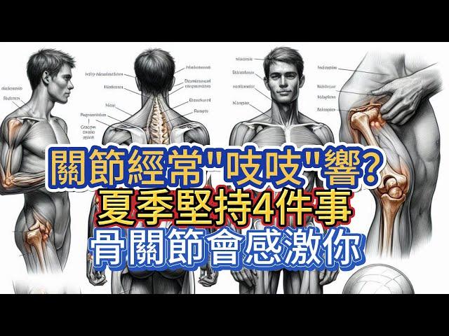 關節經常“吱吱”響？夏季堅持4件事，骨關節會感激你