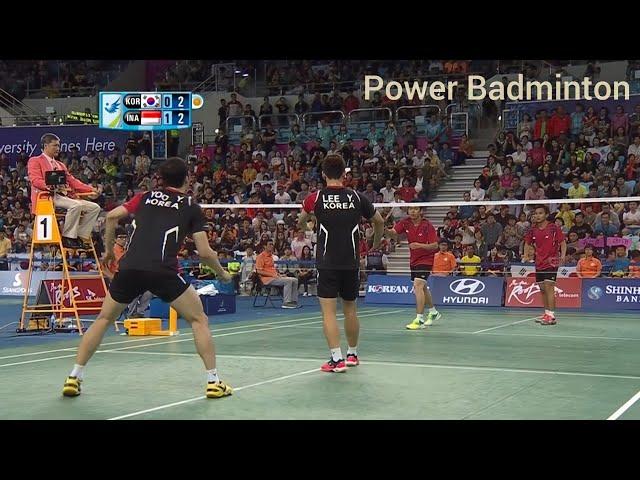 MD Final - Hendra Setiawan/Mohammad Ahsan vs LEE Yong Dae/YOO Yeon Seong 2014 Asian Games (HD)