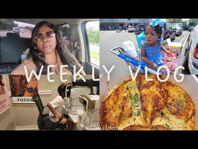 WEEKLY VLOG: TOOK CHRIS TO THE OPTHALMOLOGY+STUFF CHICKEN BREAST+HAIR DAY+SAHM+GROCERY SHOPPING