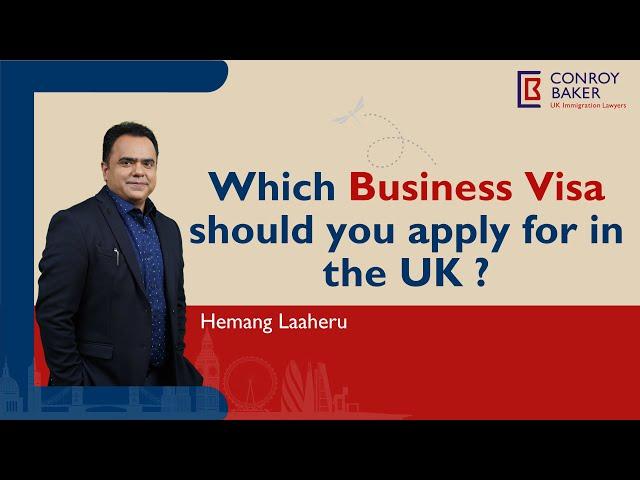 Which Business Visa do you need for UK ? || Which Business Visa is best for UK ?