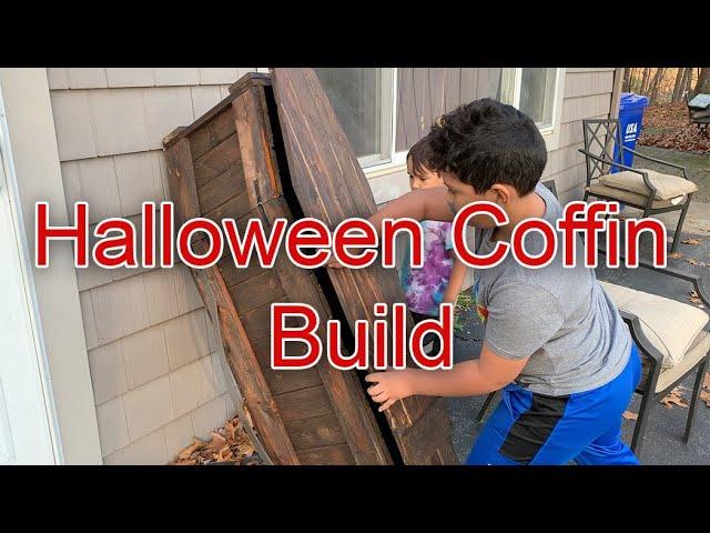 Kid's Halloween Coffin Build