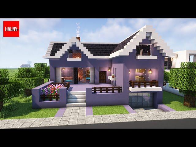 Suburban house in Minecraft - Tutorial