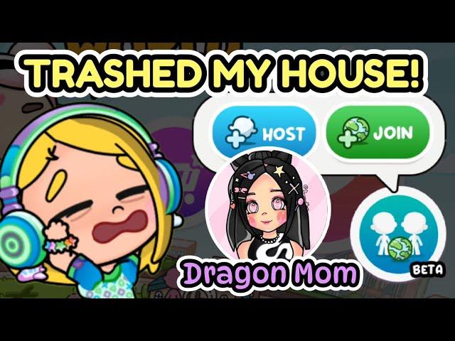 **My House is TRASHED!** (Avatar World Multiplayer with Lisa & @dragonmomofficial )